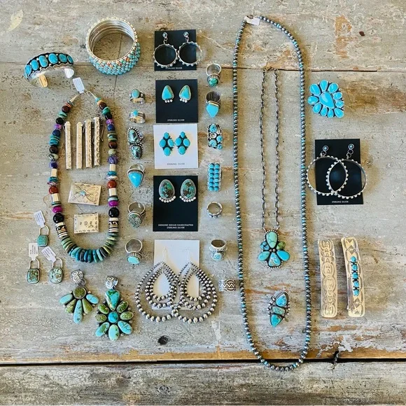 ♥️ Navajo ♥️ Aaron John Sterling Silver & Turquoise Ring - Picture 13 of 13